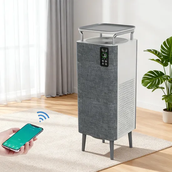 Home Air Cleaner OEM Smart Household Air Purifier with Table